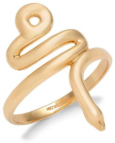 Saks Fifth Avenue 14k Yellow Gold Snake Ring - Metallic
