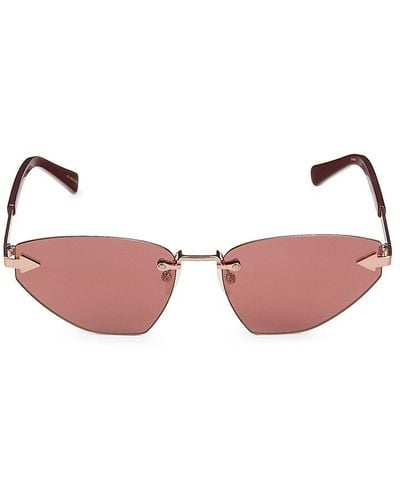 Karen Walker Heartache 60mm Cat Eye Sunglasses - Pink