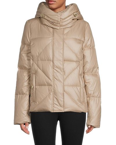 Nicole Benisti Anais Hooded Down Puffer Jacket - Natural