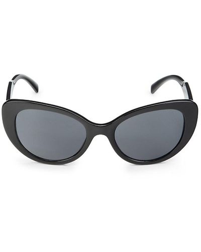 Versace 54mm Cat Eye Sunglasses - Black