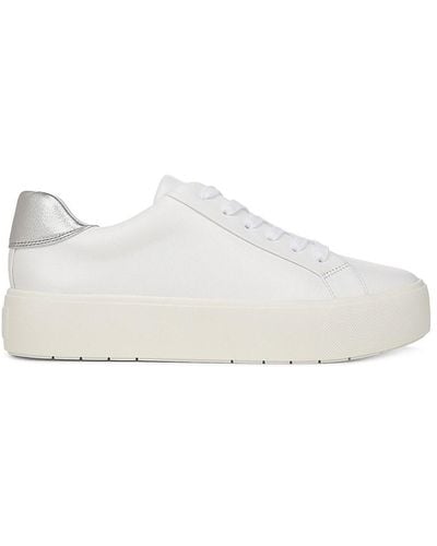 Vince Benfield-b Leather Platform Trainers - White
