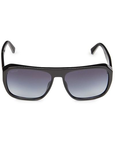 Bally 59mm Rectangle Sunglasses - Blue