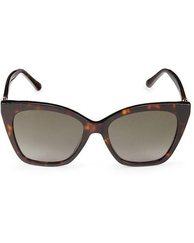 Jimmy Choo Ruag 56Mm Butterfly Sunglasses - Multicolour