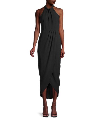 Julia Jordan Tulip-hem Dress - Black