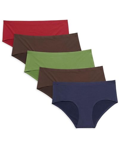 Ava & Aiden 5-pack Hipster Panties - Blue