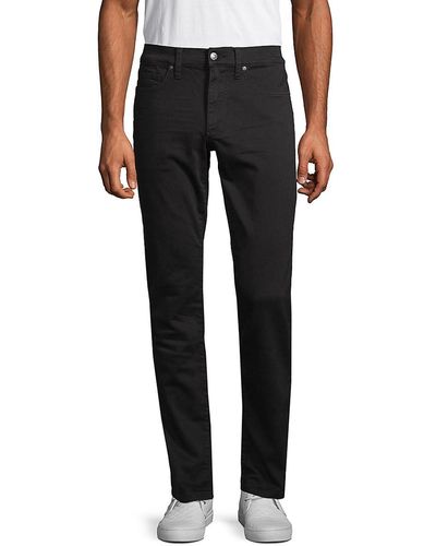 Joe's Jeans Slim Fit French Terry Jeans - Black