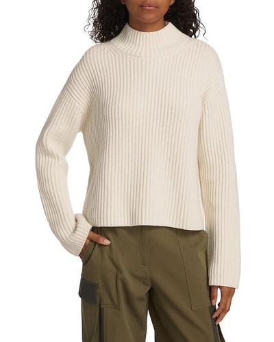 Twp Macie Ribbed Cashmere Jumper - Natural