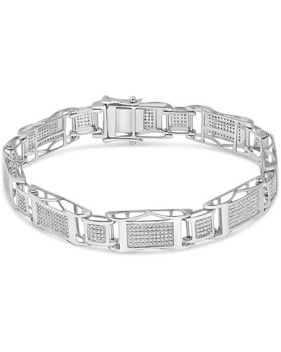 Saks Fifth Avenue Saks Fifth Avenue 14k White Gold & 1.58 Tcw Diamond Bracelet - Metallic
