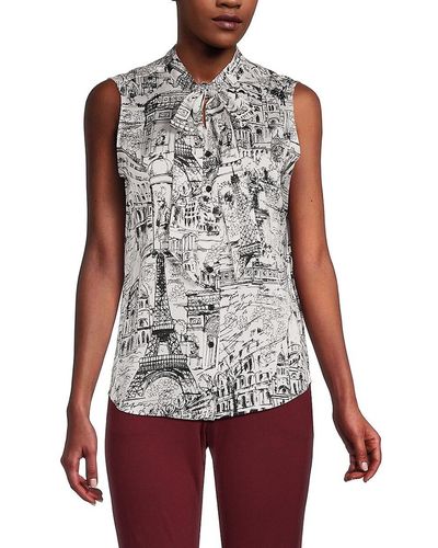 Karl Lagerfeld Graphic Top - White