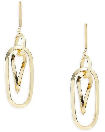 Shashi Marcelle 14k Goldplated Dangle Earrings - Metallic
