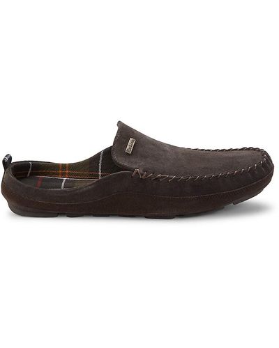 Barbour Suede Loafers - Brown