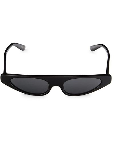 Dolce & Gabbana 52mm Retro Reverse Cat Eye Sunglasses - Black