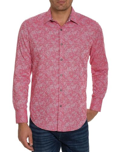 Robert Graham Electric Slide Button-up Shirt - Pink