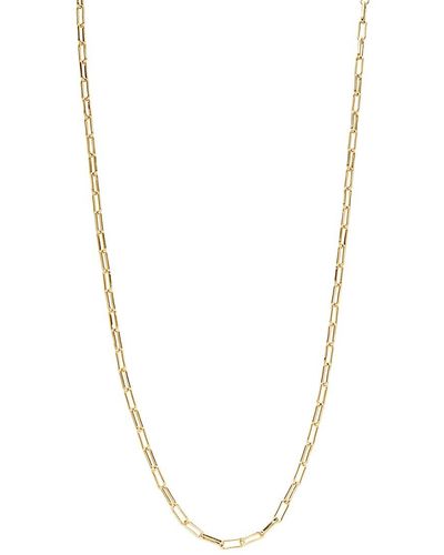 Shashi Patron 14k Goldplated Chain Necklace - White