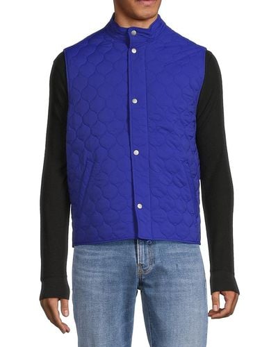 Bonobos Onion Quilted Padded Vest - Blue
