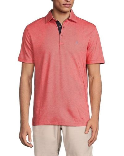 Tailorbyrd Contrast Polo - Red