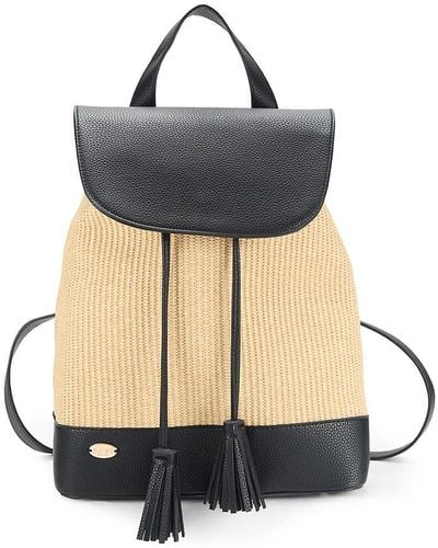 Surell Two Tone Backpack - Black