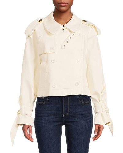 Tanya Taylor Cyril Double Breasted Jacket - White