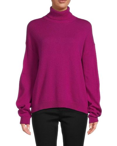 Velvet Ellie Mockneck Cashmere Sweater - Multicolour
