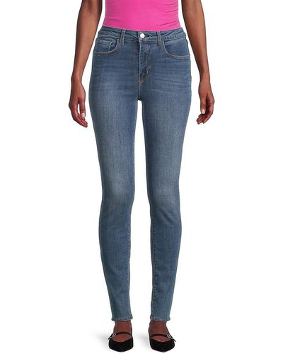L'Agence Marguerite High Rise Skinny Jeans - Blue