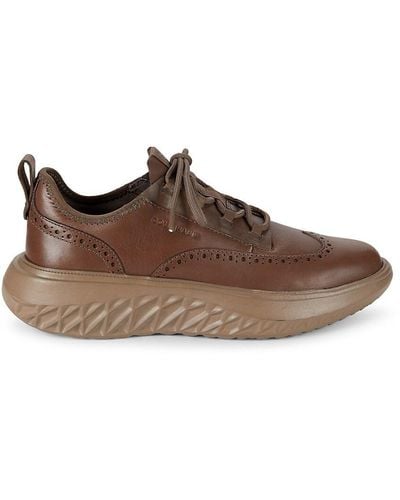 Cole Haan Zero Grand Wingtip Sneakers - Brown