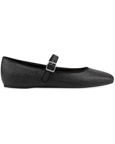 Marc Fisher Lailah Textured Mary Janes - Black