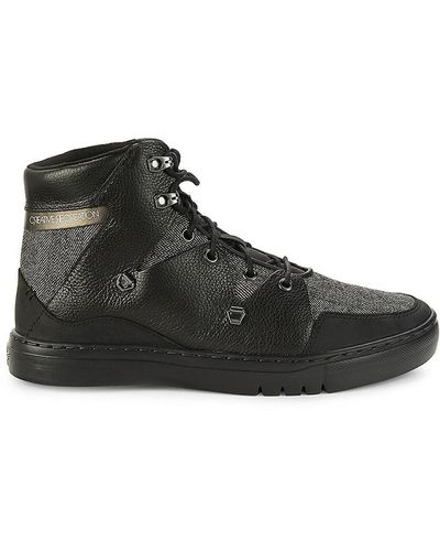 Creative Recreation Spero High-top Leather Sneakers - Black