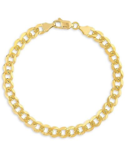 Bloomingdale's Men's Anchor Link Chain Bracelet in 14K Yellow Gold - 100%  Exclusive | Bloomingdale's