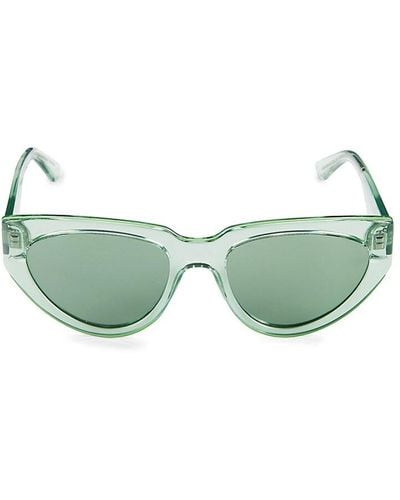 Karl Lagerfeld 54mm Cat Eye Sunglasses - Green