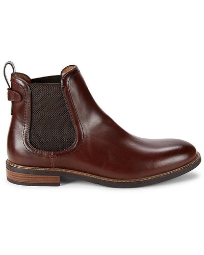 Tommy Hilfiger Round Toe Chelsea Boots - Brown