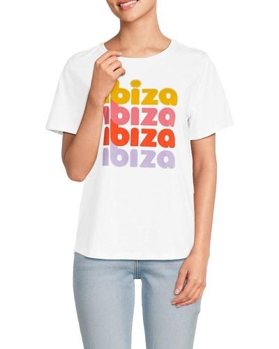 South Parade 'Ibiza Graphic T Shirt - White
