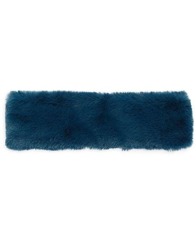 Apparis Eleni Lightweight Faux Fur Headband - Blue