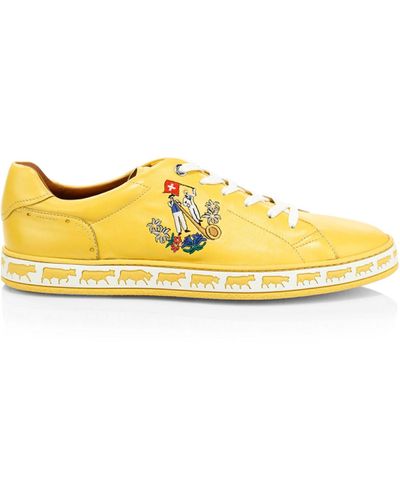 Bally Men's Anistern Low - Top Sneakers - Yellow