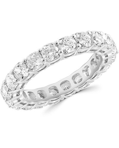 Effy 14k White Gold & 3.92 Tcw Lab Grown Diamond Band Ring