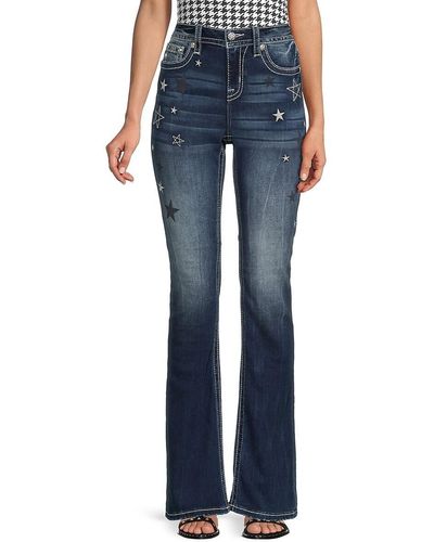 Miss Me Mid Rise Bootcut Jeans - Blue