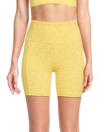 BLANC NOIR Yolo Bike Shorts - Yellow