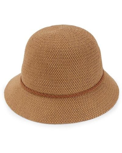 Saks Fifth Avenue Bit Accent Bucket Hat - Natural