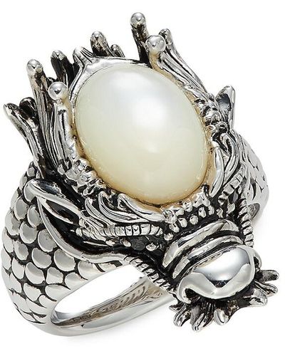 Mens pearl hotsell ring gold