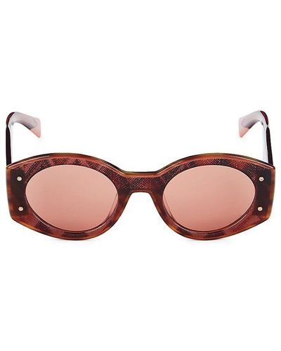 Missoni 51mm Oval Sunglasses - Pink