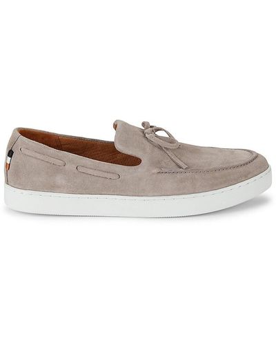 Allen Edmonds Santa Rosa Suede Loafers - Grey