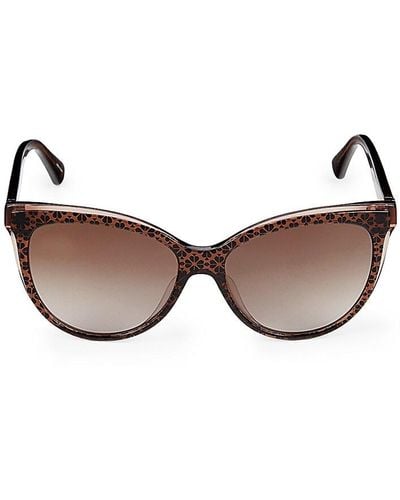 Kate Spade Daesha 56Mm Cat Eye Sunglasses - Brown