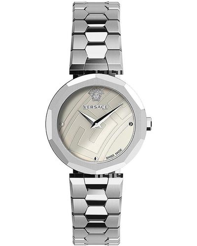 Versace Idyia Stainless Steel Bracelet Watch - White