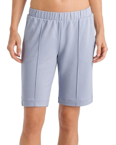 Hanro Pure Comfort Shorts - Blue