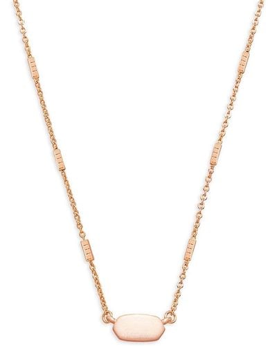 Kendra Scott Fern 14K Goldplated Pendant Necklace - Metallic