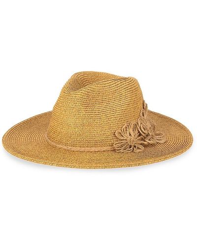 San Diego Hat Textured Fedora Hat - Natural