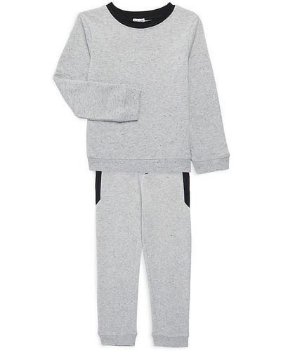 Splendid Little Boy's 2-piece Sweatshirt & sweatpants Set - Gray