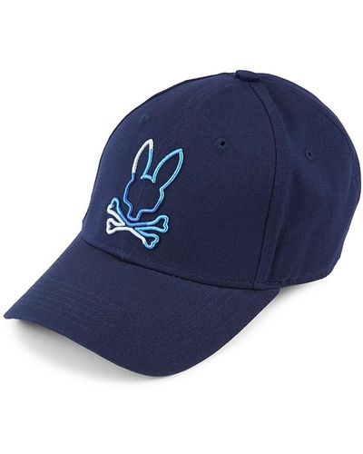 Psycho Bunny Calle Logo Baseball Cap - Blue