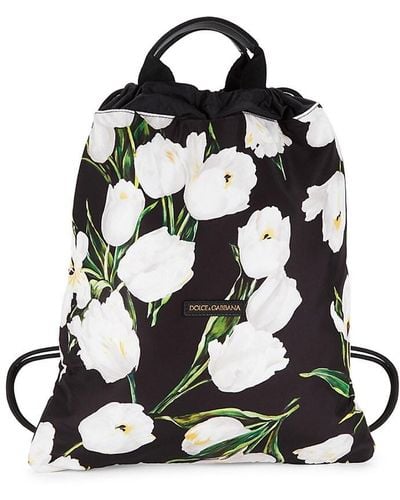 Dolce & Gabbana Printed Nylon Backpack - Multicolour