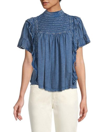 Free People Short-sleeve tops for Women | Online Sale up to 81% off | Lyst