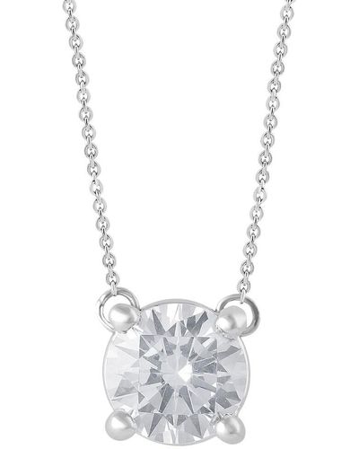 Badgley Mischka 14K & 2.25 Tcw Diamond Pendant Necklace - White